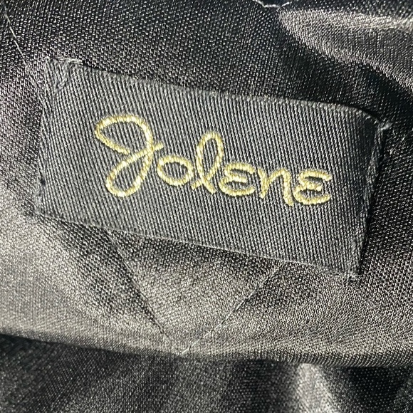 Jolene Party Dress Black Cocktail Night Out Metal Beaded Mini Dress Sz 12 - Picture 9 of 10